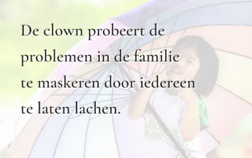 Familierollen - disfuntionele families - Clown